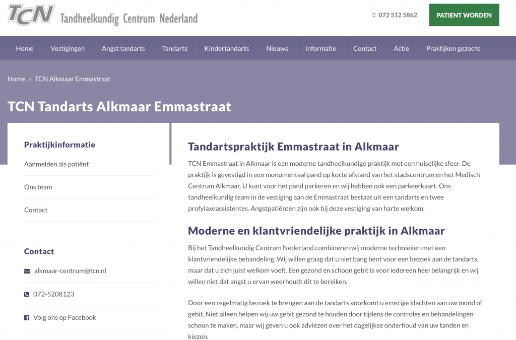 Tandheelkundig Centrum Nederland Alkmaar reviews